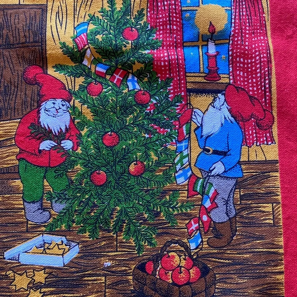 Vintage Nordic Holiday Table Runner